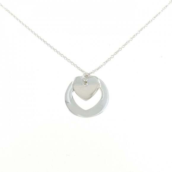 Tiffany Double Stencil Heart Necklace